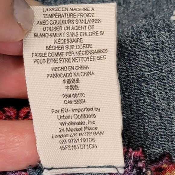 Free people electric orchard green floral mini dress tunic - Picture 3 of 13